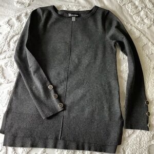 Cable & Gauge gray sweater, size S